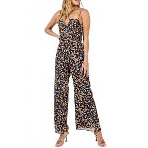 NEW SADIE & SAGE dreamers keyhole front jumpsuit in black